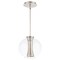 Dweled Echo 10in LED Mini Pendant 3000K in Brushed Nickel PD-412 - alternate 3